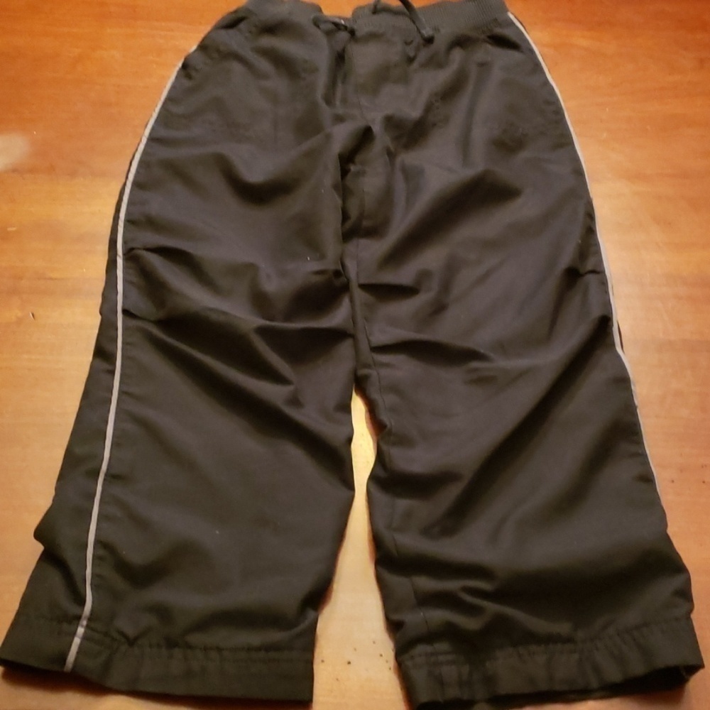 SONOMA Lined Joggers Boys 5/6 Black Ruched Knee Final Price!